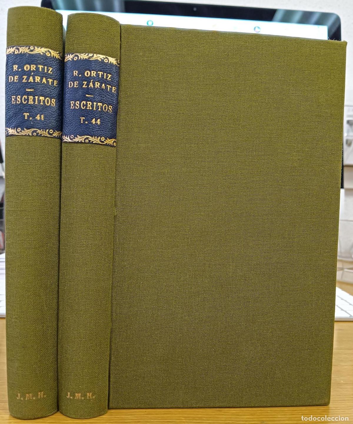 books: Escritos I y II - Ortiz de Z&aacute;rate, Ram&oacute;n