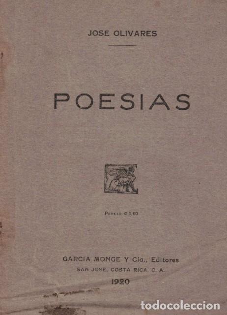 Libros: POESIAS - OLIVARES, JOSE - Foto 1