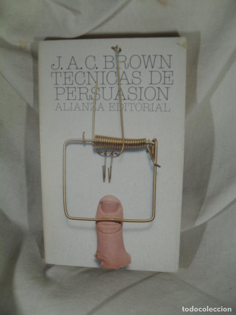 Libros: TECNICAS DE PERSUASION - JAC BROWN - Foto 1