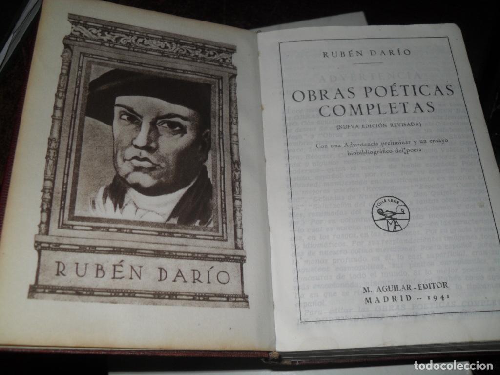 Libros: OBRAS POETICAS COMPLETAS - RUBEN DARIO - Foto 1