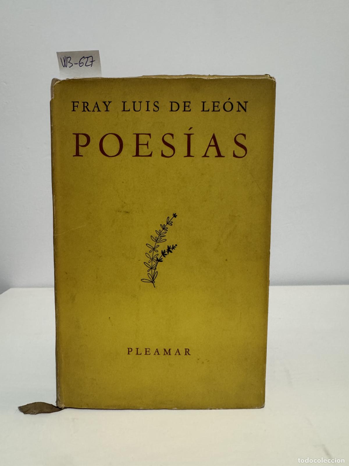 Libros: de LE&Oacute;N, Fray Luis. - Poes&iacute;as. - Foto 1