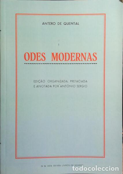 Libros: QUENTAL. (Antero de) - ODES MODERNAS. [FAC-S&Iacute;MILE] - Foto 1