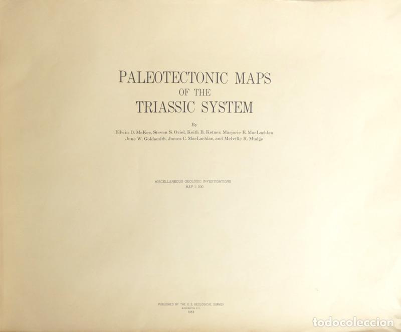 Libros: MCKEE. (Edwin D.) et al. - PALEOTECTONIC MAPS OF THE TRIASSIC SYSTEM. - Foto 2