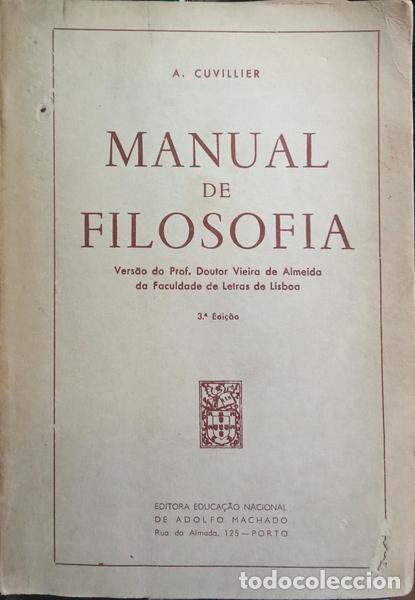 Libri di seconda mano: CUVILLIER. (A.) - MANUAL DE FILOSOFIA.