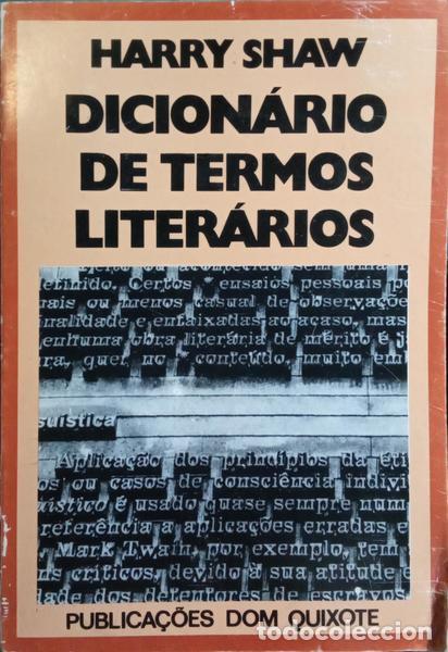 Libros: SHAW. (Harry) - DICION&Aacute;RIO DE TERMOS LITER&Aacute;RIOS. - Foto 1