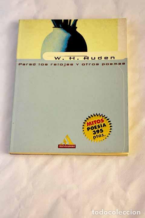 Libros: Parad los relojes y otros poemas.- Auden, W. H. - Foto 1