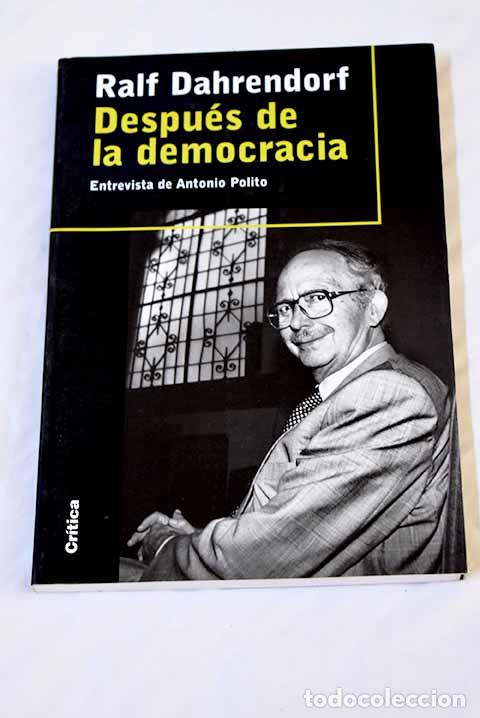 Libros: Despu&eacute;s de la democracia.- Dahrendorf, Ralf - Foto 1