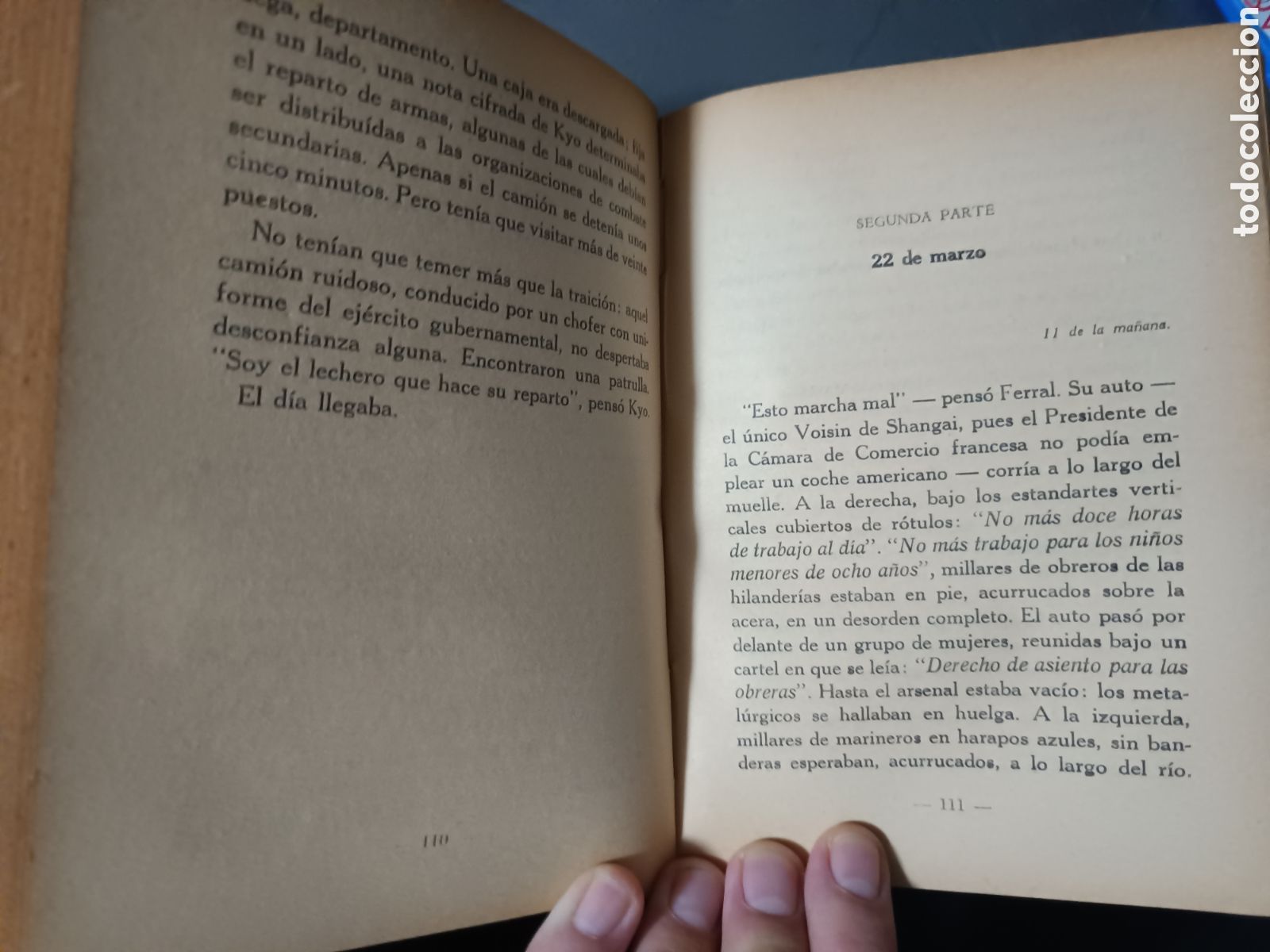 Libros: LA CONDICI&Oacute;N HUMANA. - MALRAUX, Andre. - Foto 3