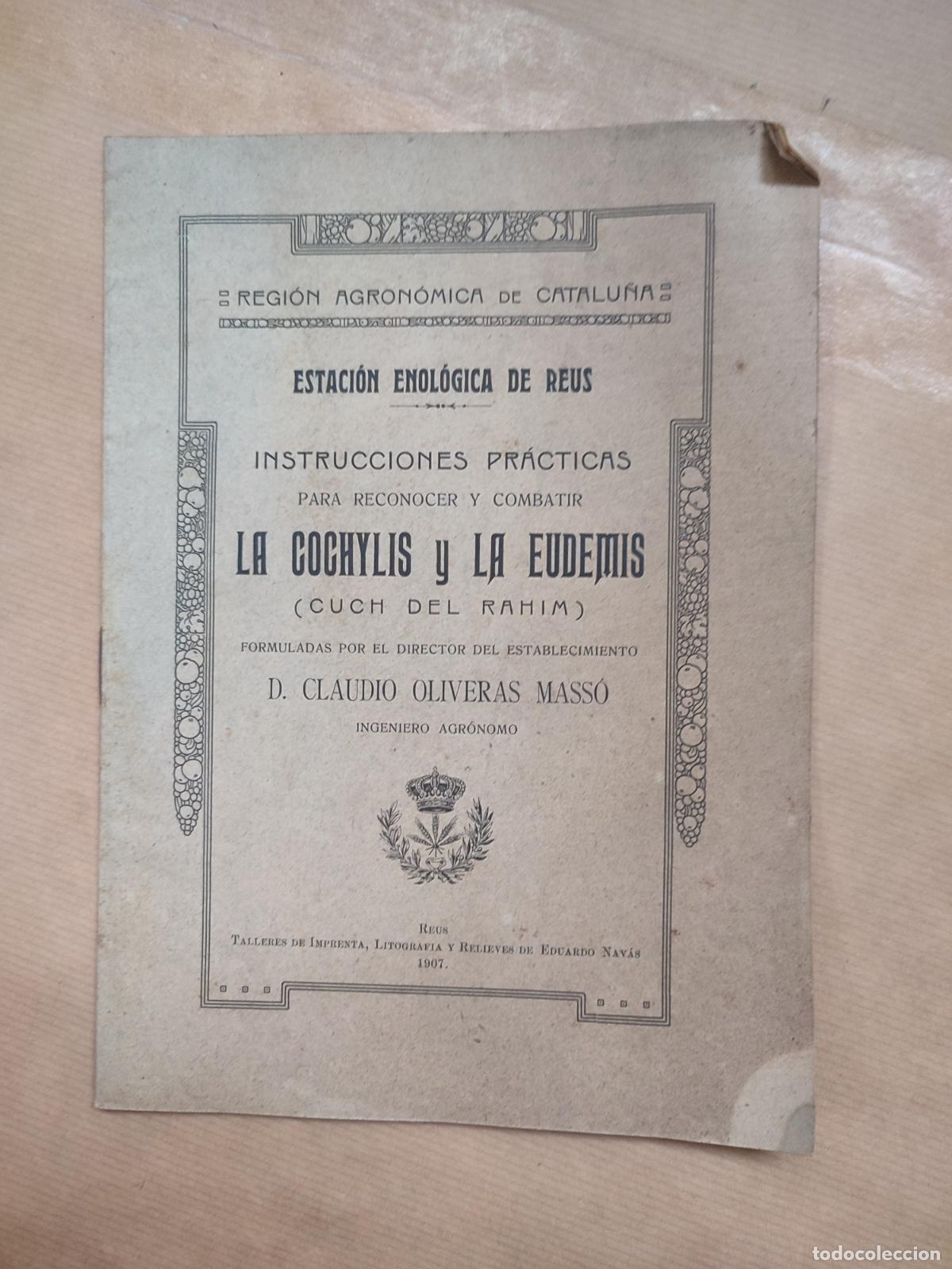 Libros: Instrucciones pr&aacute;cticas para reconocer y combatir las cochylis y la eudemis: cuch del rahim - Claudi - Foto 1