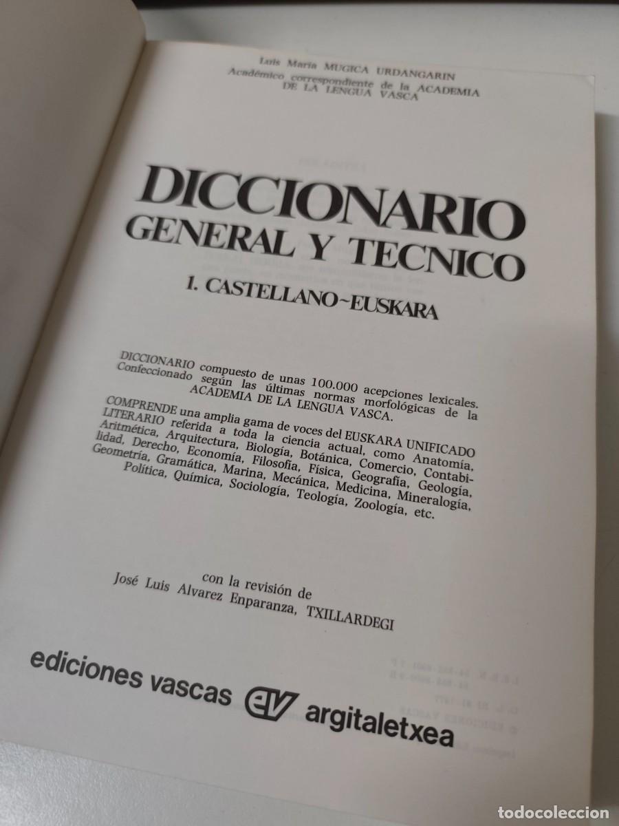 Libros: Diccionario general y t&eacute;cnico 1. Castellano - Foto 4