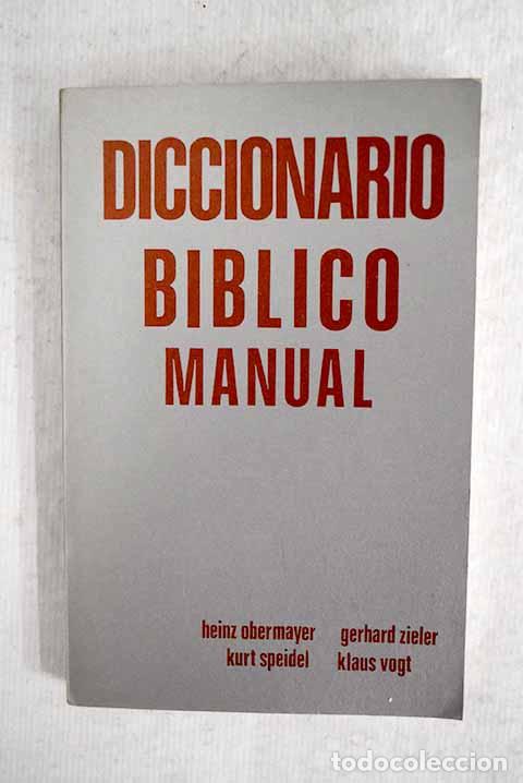 Libros: Diccionario b&iacute;blico manual - Foto 1