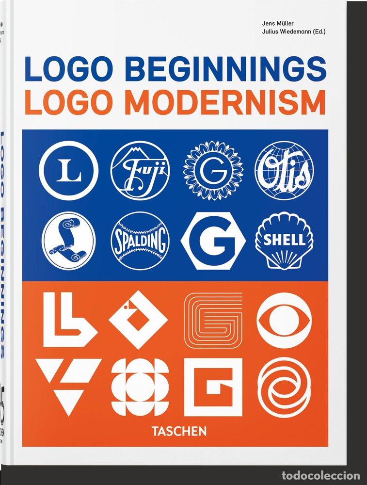 Libros: LOGO BEGINNINGS LOGO MODERNISM 45TH ED - MULLER, JENS - Foto 1