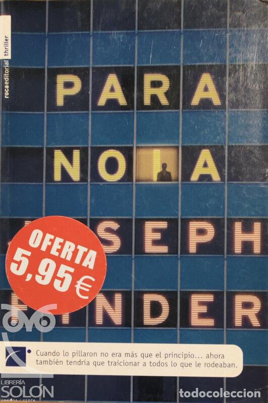 Libros: Paranoia - Joseph Finder - Foto 1