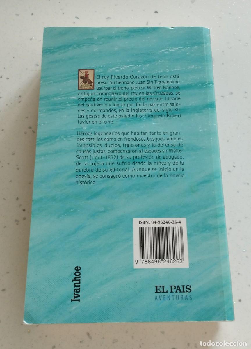 Libros: IVANHOE, WALTER SCOTT, EL PA&Iacute;S AVENTURAS - Foto 2