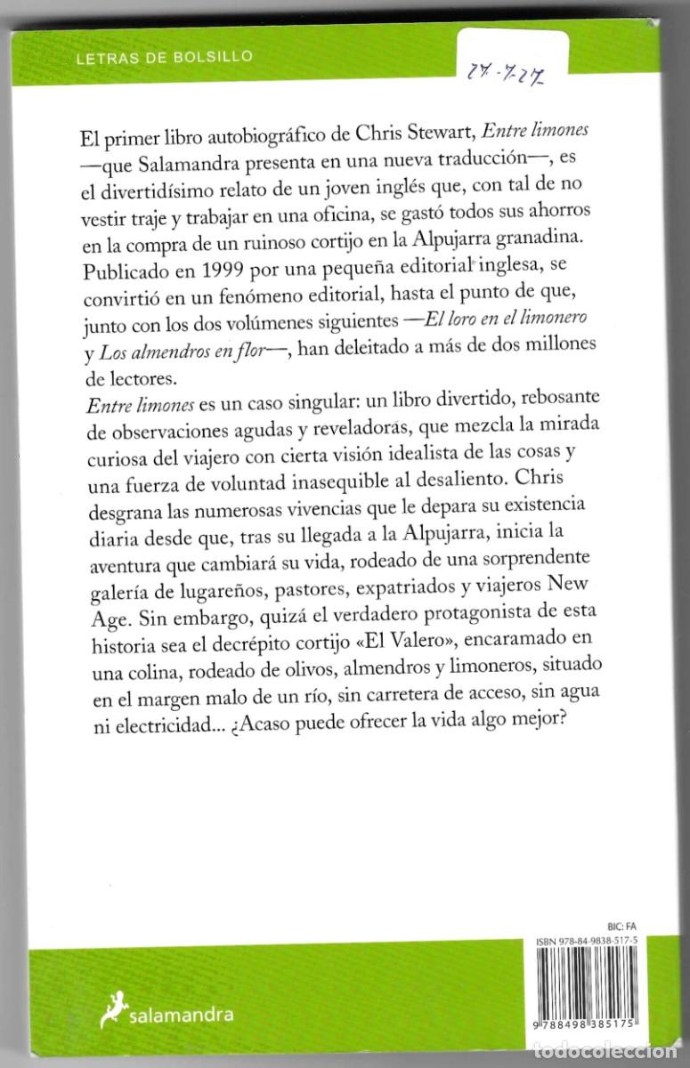 Libros: Libro. Entre Limones. Chris Stewart. ref. 27-727 - Foto 2