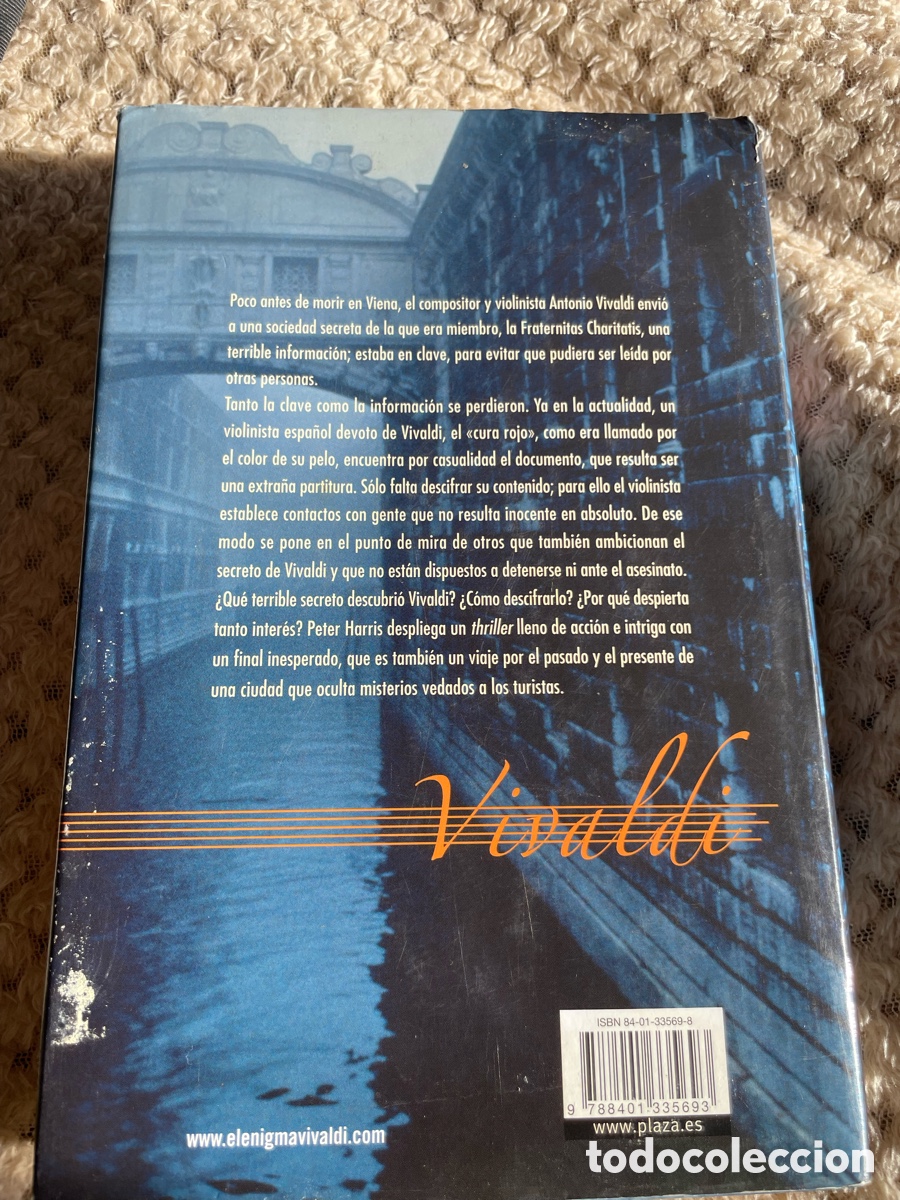 Libros: El enigma Vivaldi, Peter Harris - Foto 2
