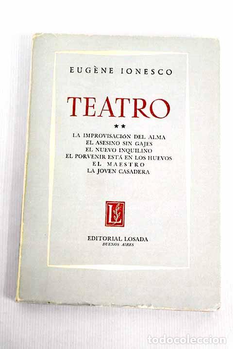 Libros: Teatro, tomo II: Ionesco, Eugene.- Ionesco, Eugene - Foto 1