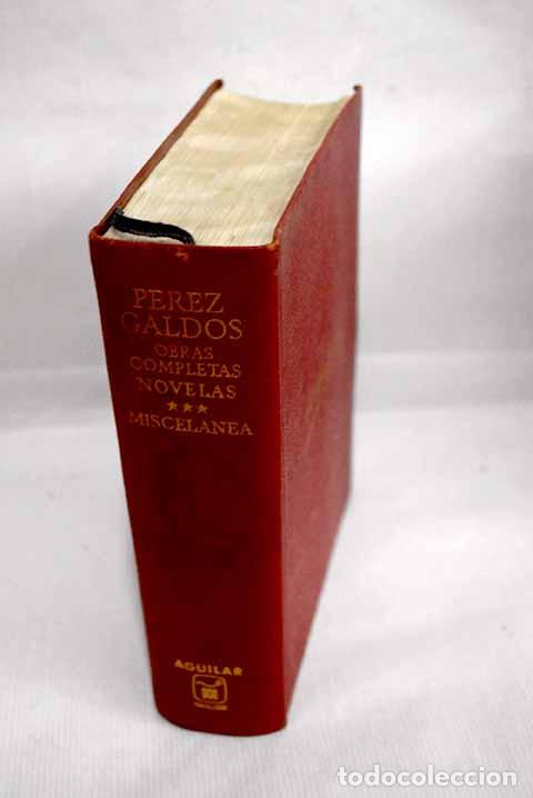 Libros: Obras completas, tomo III.- P&eacute;rez Gald&oacute;s, Benito