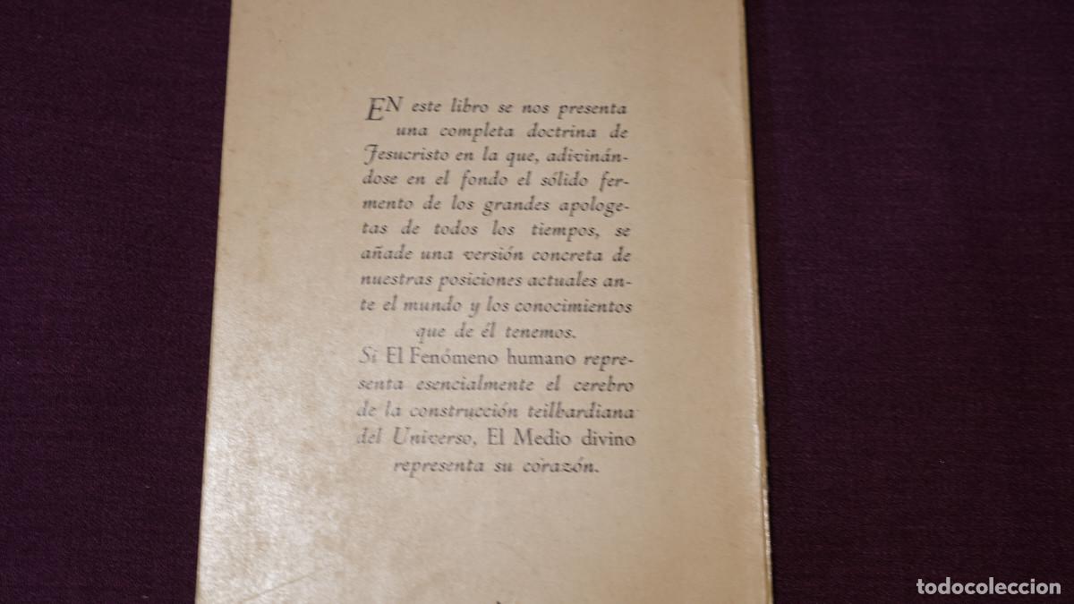 Libros: Teilhard de Chardin - El medio divino - Taurus - Foto 3