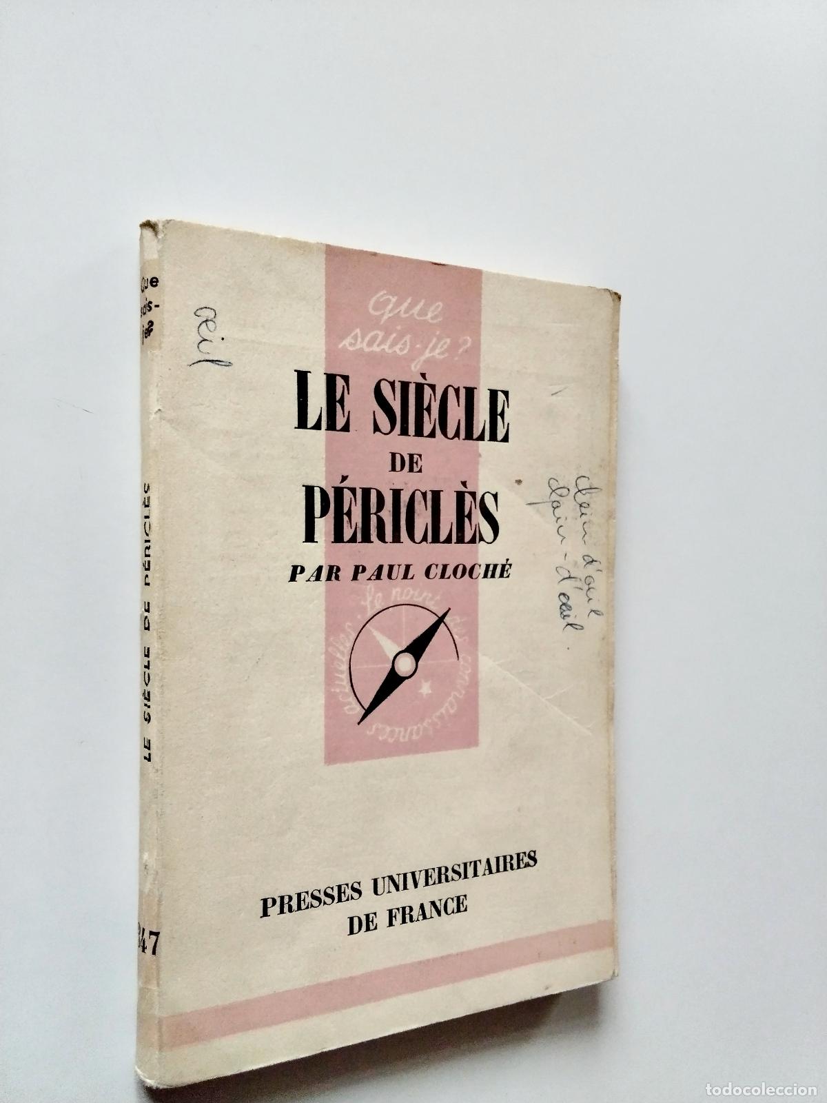 Libros: Paul Cloch&eacute; - Le si&egrave;cle de P&eacute;ricl&egrave;s - Foto 1