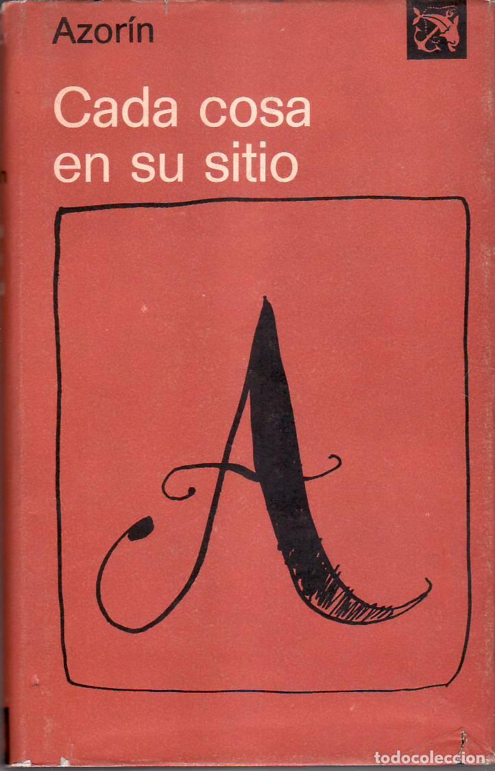 Libros: AZORIN.- - Cada cosa en su sitio. - Foto 1