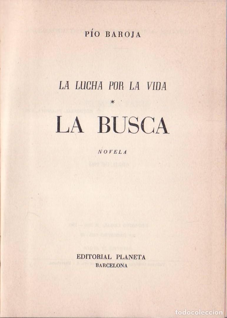 Libros: BAROJA, P&iacute;o.- - La lucha por la vida. La busca. - Foto 1