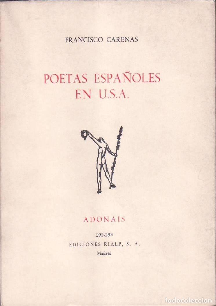 Libri di seconda mano: CARDENAS, Francisco.- - Poetas espa&ntilde;oles en U.S.A.