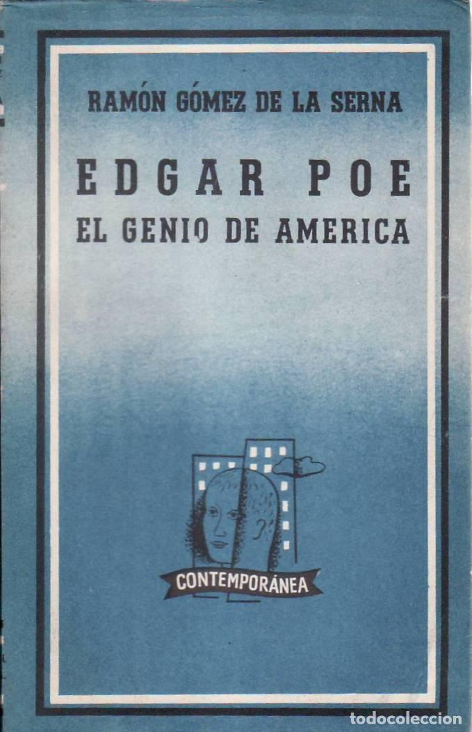 Libros: GOMEZ DE LA SERNA, Ram&oacute;n.- - Edgar Poe. El genio de Am&eacute;rica. - Foto 1