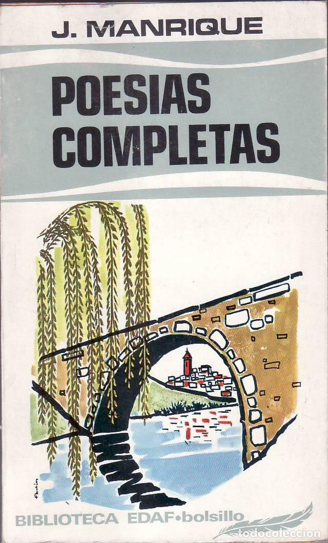 Libros: MANRIQUE, Jorge.- - Poes&iacute;as completas. - Foto 1