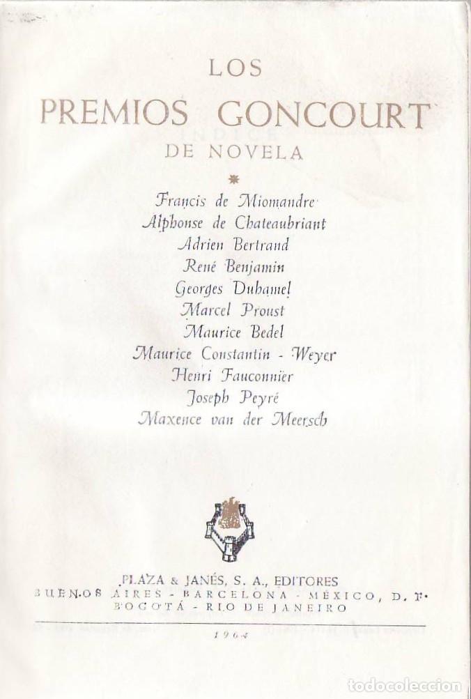 Libri di seconda mano: MIOMANDRE, Francis, Adrien BERTRAND, Ren&eacute; BENJAMIN y otros.- - Los premios Goncourt de novela.