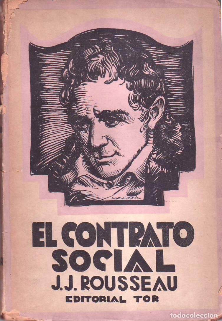 Libros: ROUSSEAU, J. J.- - El contrato social. - Foto 1