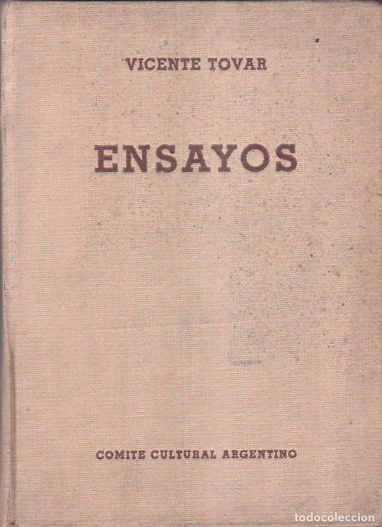 Libros: TOVAR, Vicente.- - Ensayos. - Foto 1