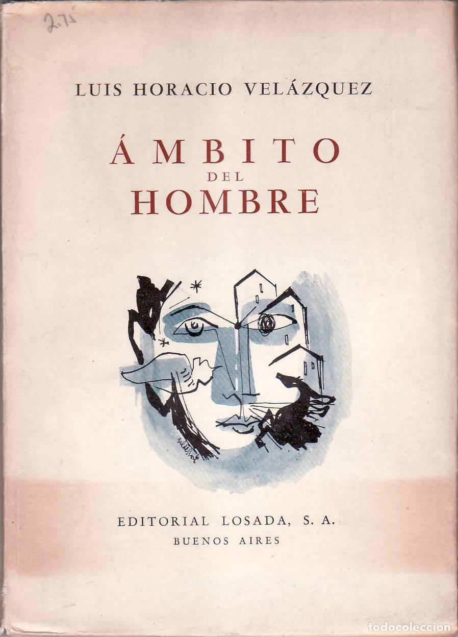 Libros: VELAZQUEZ, Luis Horacio.- - Ambito del hombre. Cubierta de Baldessari.