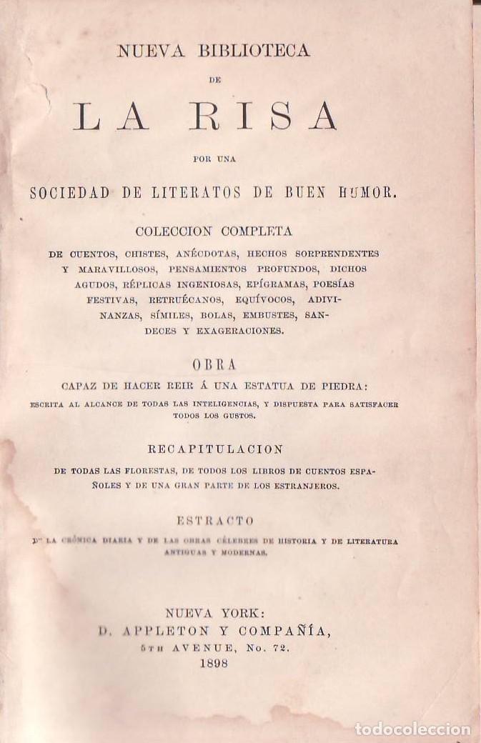 Libri di seconda mano: NUEVA BIBLIOTECA DE LA RISA.-
