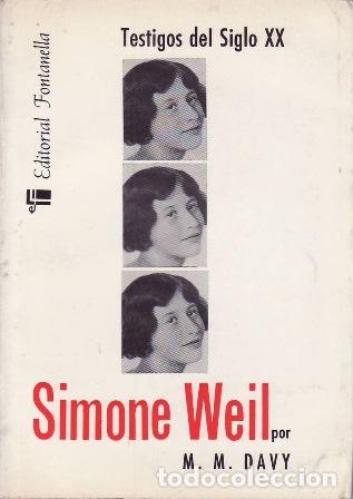 Libros: DAVY, M.M.- - Simone Weil. - Foto 1