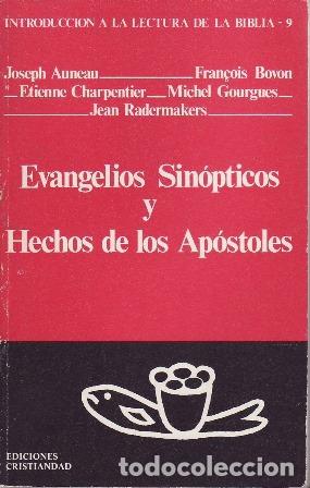 Libros: VV. AA.- - Evangelios Sin&oacute;pticos y Hechos de los Ap&oacute;stoles. - Foto 1