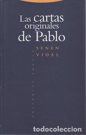 Libros: VIDAL, Sen&eacute;n.- - Las cartas originales de San Pablo. - Foto 1