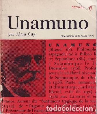 Libros: GUY, Alain.- - Unamuno. - Foto 1