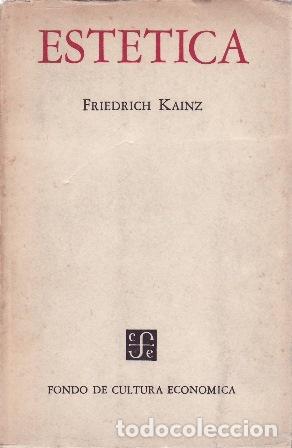 Libros: KAINZ, Friedrich.- - Est&eacute;tica. - Foto 1