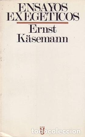 B&uuml;cher: K&Auml;SEMANN, Ernst.- - Ensayos exeg&eacute;ticos.