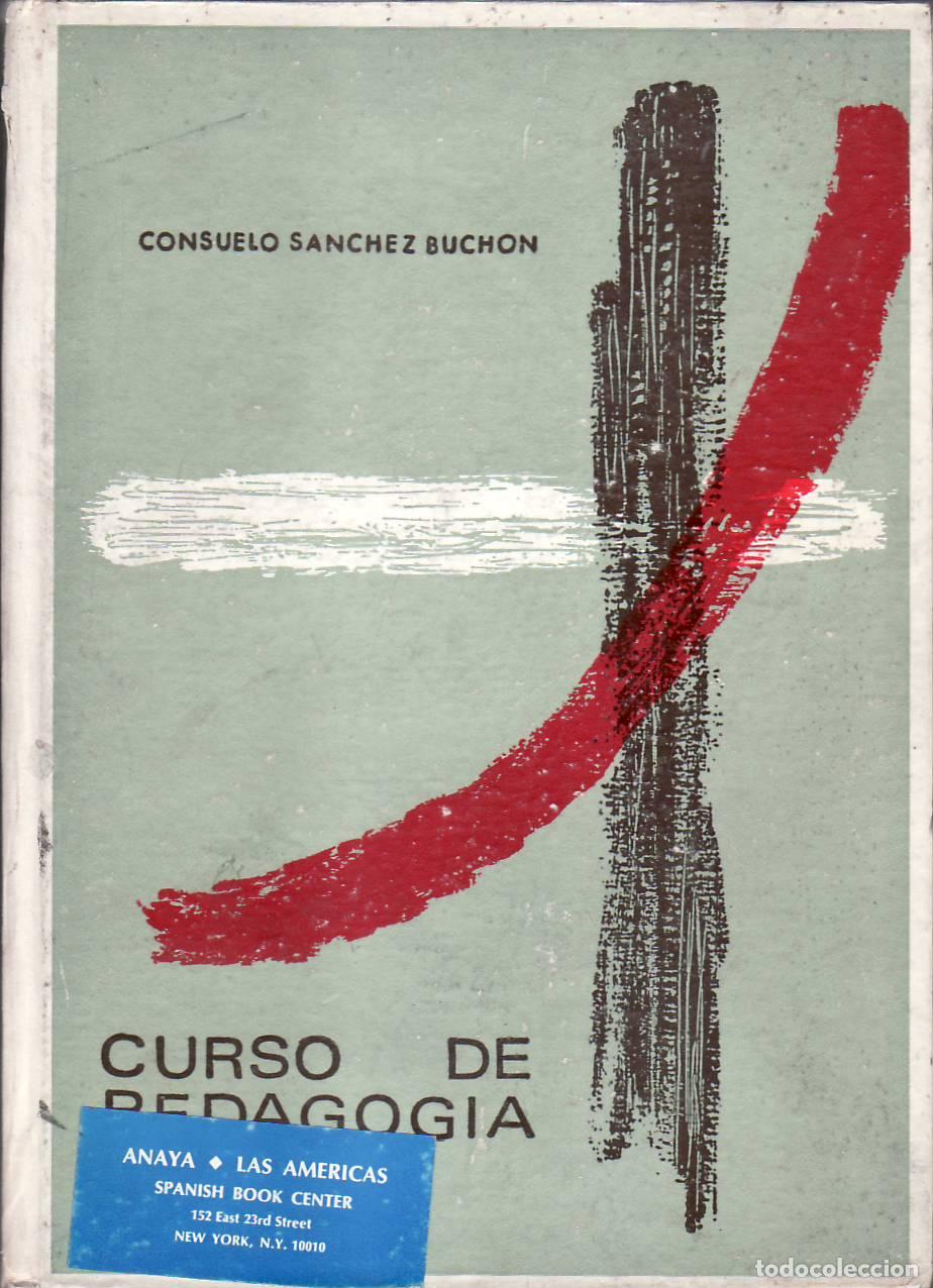 Libros: SANCHEZ BUCHON, Cosuelo.- - Curso de pedagog&iacute;a. - Foto 1