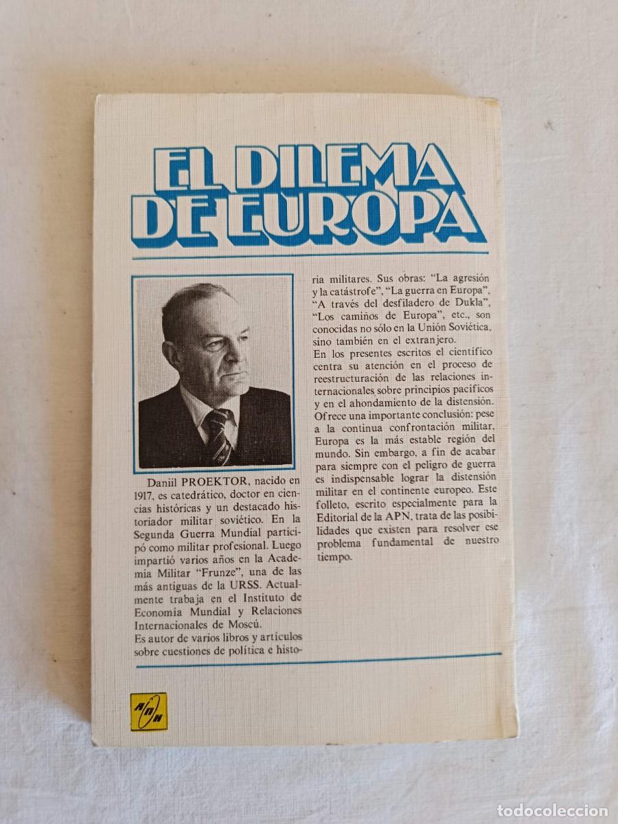 Libros: El dilema de europa Daniil Proektor - Foto 2