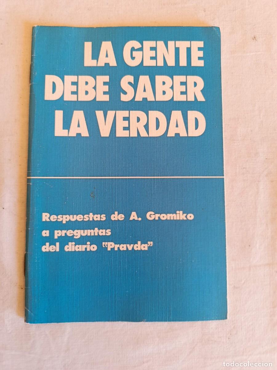 books: La gente debe saber la verdad
