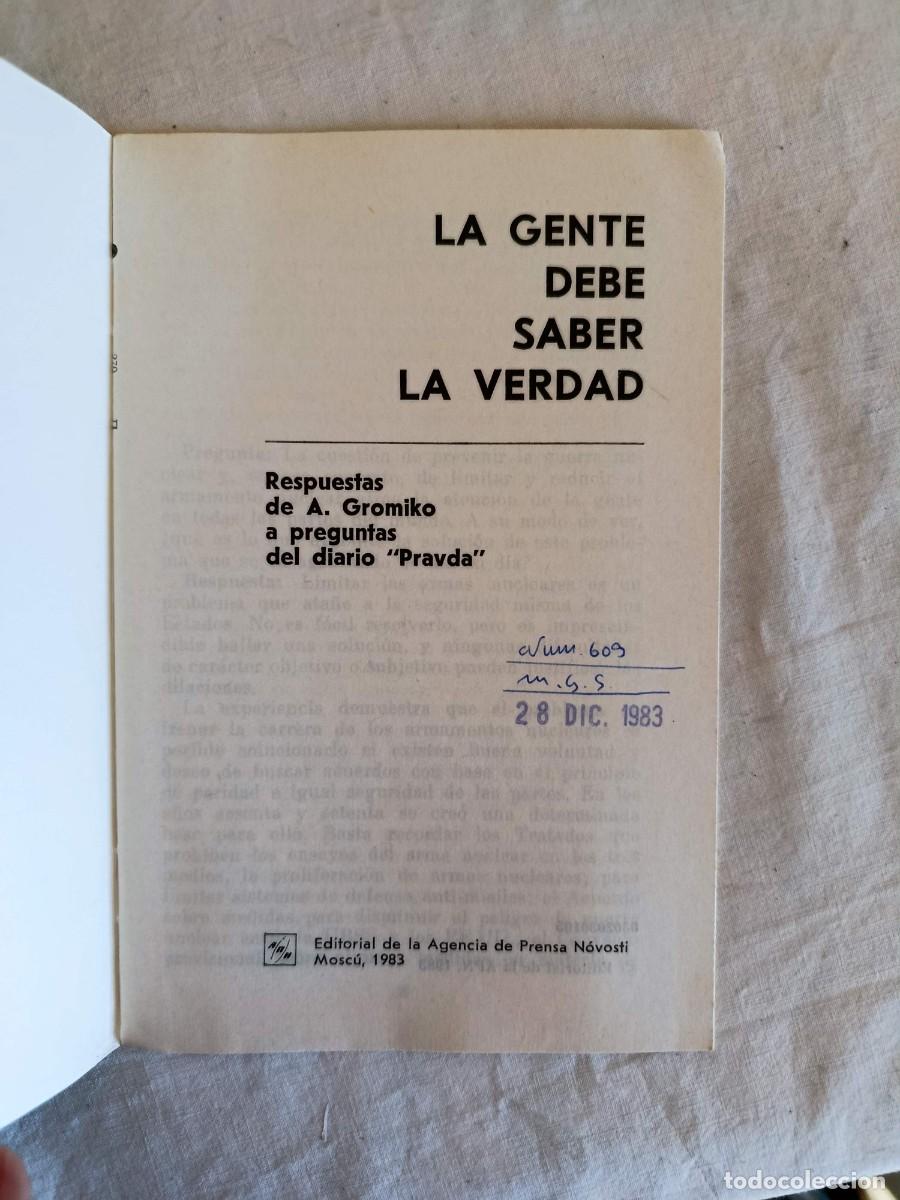 Libros: La gente debe saber la verdad - Foto 3
