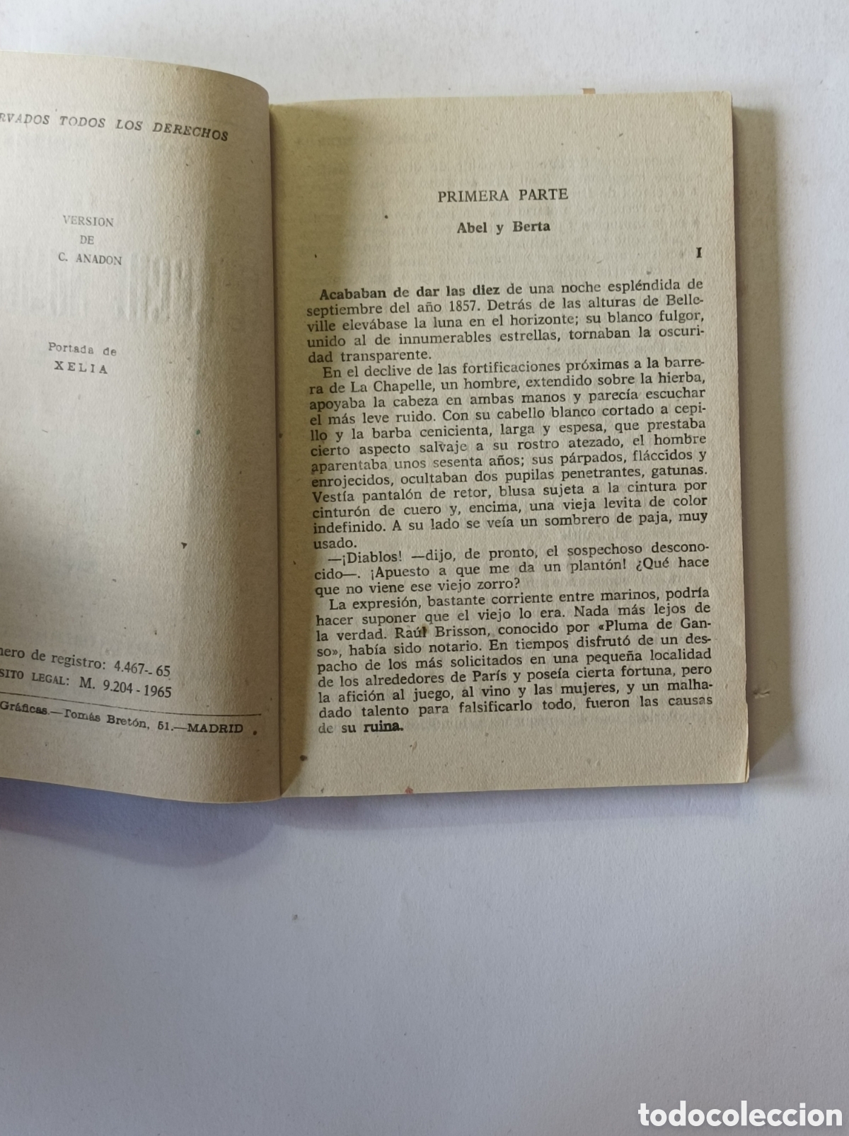 Libros: EL COCHE N&deg;13. XAVIER DE MONTEPIN. EDICIONES CID. 1965. - Foto 3