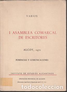 Libros: I Asamblea comarcal de escritores - VV.AA - Foto 1