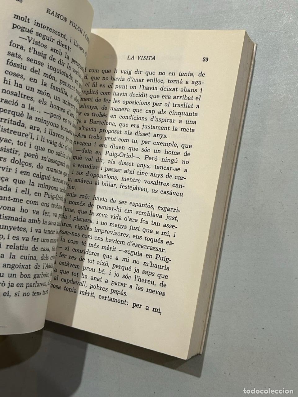 Libros: Ramon Folch i Camarasa - La visita - Foto 2