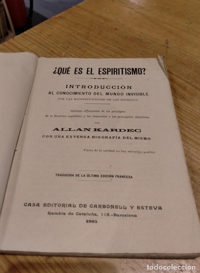 Libros: &iquest;Qu&eacute; es el espiritismo? - Allan Kardek - Foto 2