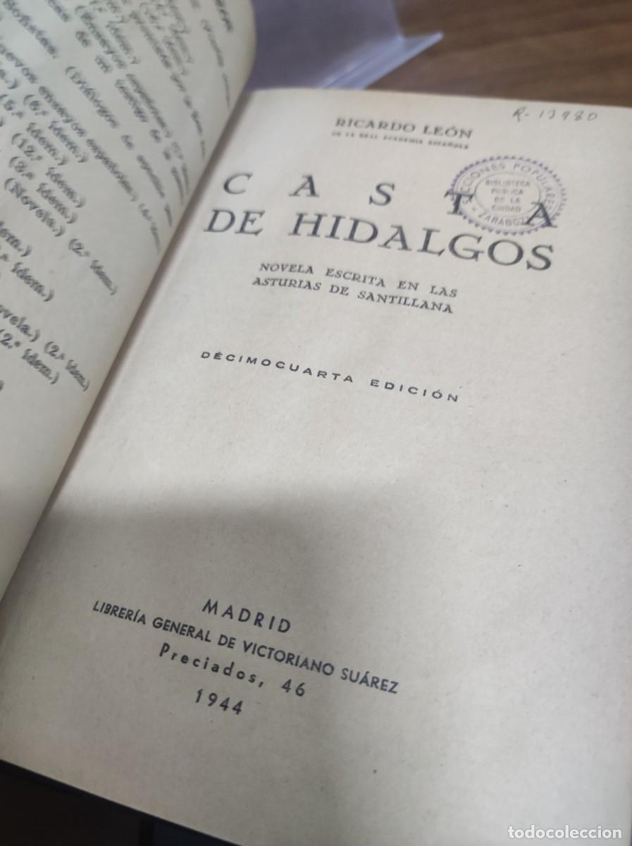 Libros: Casta de Hidalgos, escrita por Ricardo Le&oacute;n - Foto 2