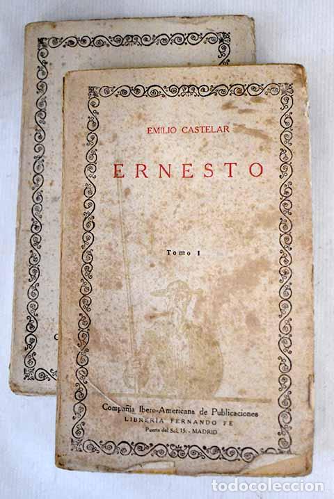 Libros: Ernesto: (novela de costumbres).- Castelar, Emilio - Foto 1